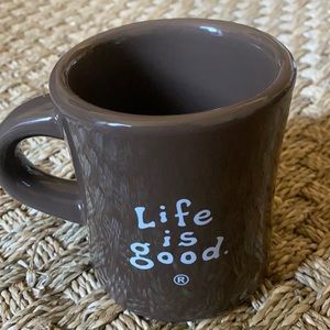 Life is Good brown/blue Mug “do what you love..”